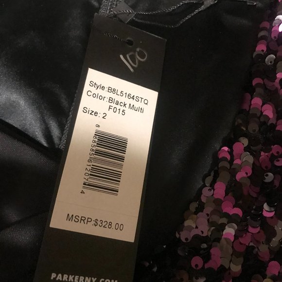 NWT Parker Purple Sequin Dress 2 - Picture 7 of 7
